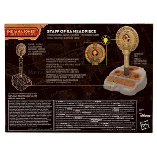 Indiana Jones Adventure Series Staff of Ra Headpiece Electronic Talisman image {4}