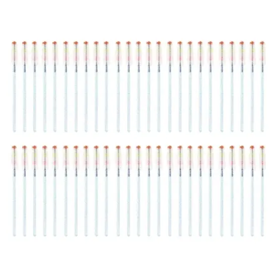 Unique Bargains Disposable Colorful Eyelash Brush 50 Pcs image {7}