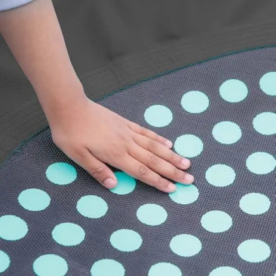 HearthSong 36-Inch Polka-Dot Round Platform Swing with Foam-Padded Steel Frame image {7}