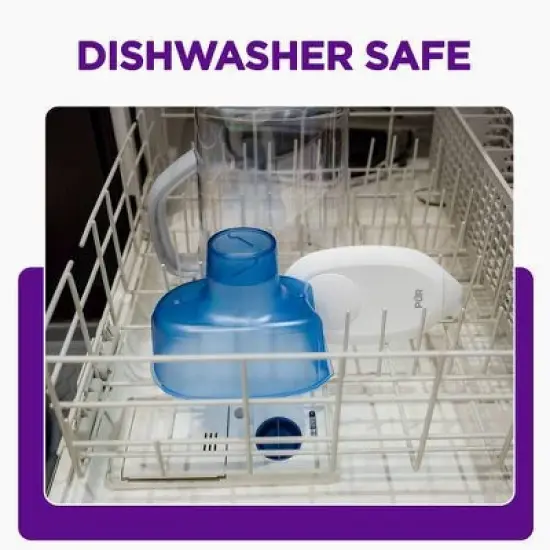 PUR 7 Cup Water Pitcher Filtration System White/Blue PPT700W: BPA-Free, Filters Chlorine & Mercury, 40-Gallon Capacity image {7}