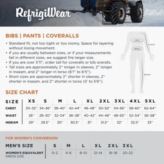 RefrigiWear Men's Warm Water-Resistant Insulated Softshell Pants -20F Protection image {4}