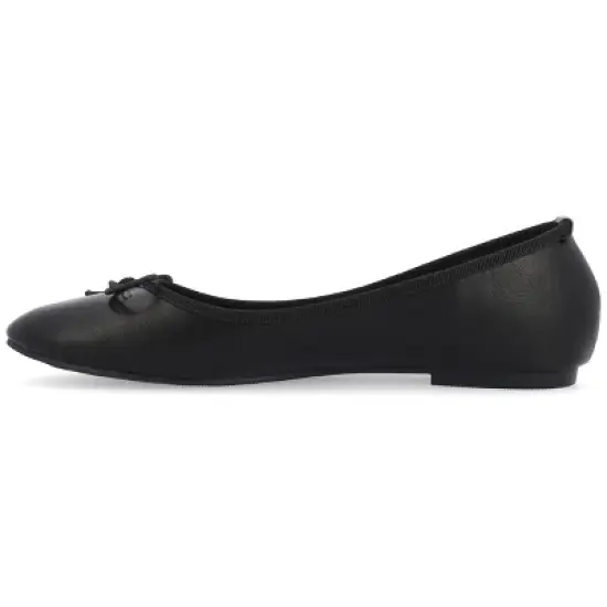 Journee Collection Womens Vika Slip On Round Toe Ballet Flats image {1}