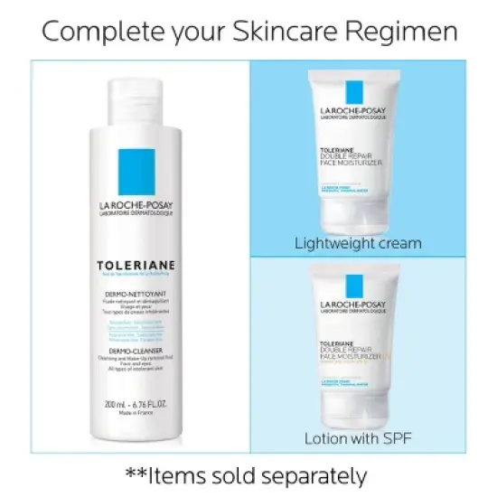 La Roche Posay Toleriane Dermo Milky Facial Makeup Remover - Unscented - 6.76 fl oz image {2}