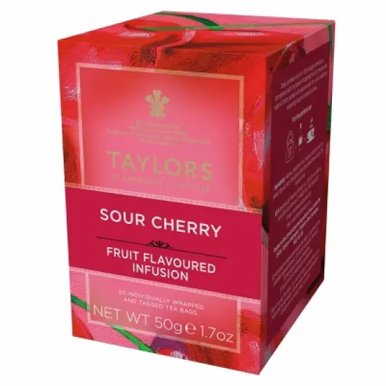 Taylors of Harrogate Sour Cherry Infusion Tea Bags - 60ct image {1}