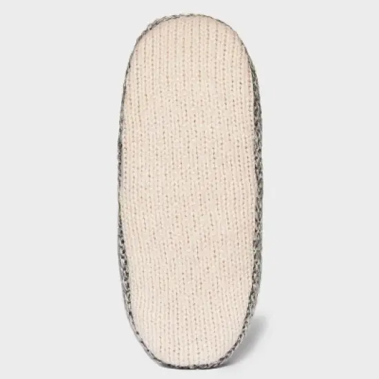 Women's Marled Knit Faux Shearling Lined Booties with Grippers - Stars Above&trade; 4-10 image {3}