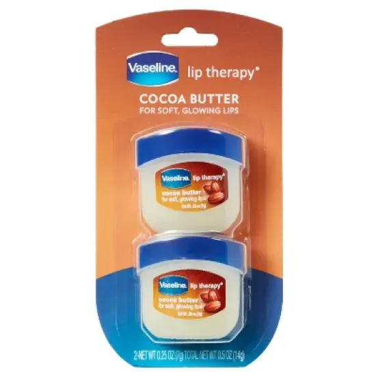 Vaseline Lip Therapy Cocoa Butter Twin Pack - 2ct/0.5oz image {4}