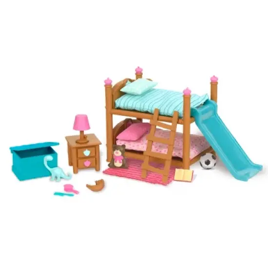 Li'l Woodzeez Toy House with Accessories 127pc - Honeysuckle Hillside Cottage image {6}