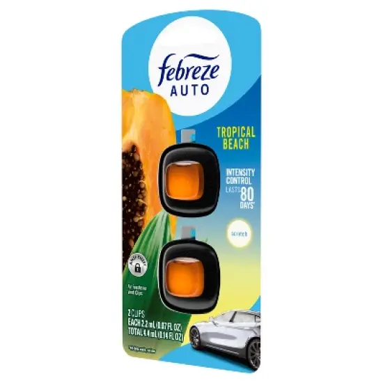 2ct Febreze Auto Tropical Beach image {11}