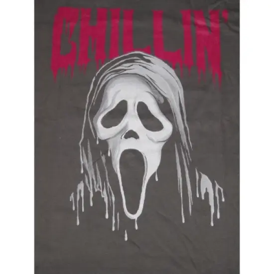 Ghostface Chillin Men's Charcoal Gray T-shirt image {1}