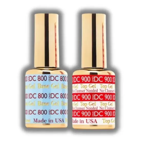 Daisy DND DND 800 Base Gel and 900 Top Gel Polish Set, UV/LED GelBase Polish and No Cleanse Top Coat, Professional Gel Polish Duo - (0.5 Fl Oz Each) image {3}