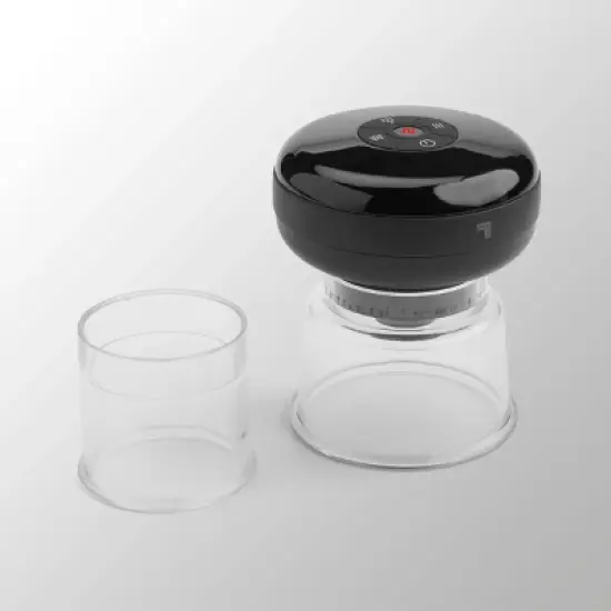 Sharper Image Pulse Cupping Multifunction Massager: Handheld Acupressure Device, Battery-Powered image {3}