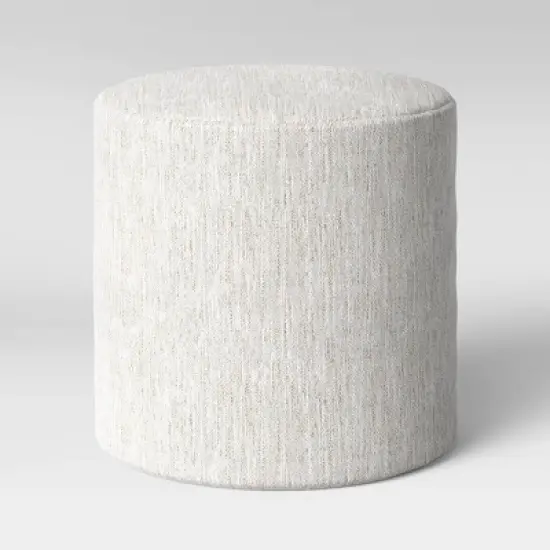 Bodrum Round Upholstered Ottoman - Threshold&trade; image {1}