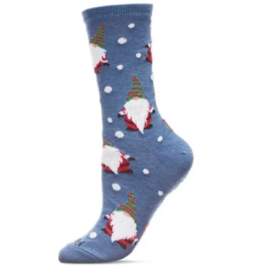 Memoi Gnome for the Holidays Crew Socks image {4}