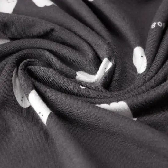 Carter's Just One You&reg; Toddler 2pc Short Sleeve Comfy Soft Ghosts Pajama Set - Black image {1}