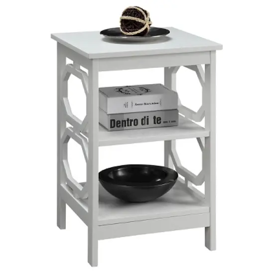Omega End Table with Shelves - Breighton Home image {1}