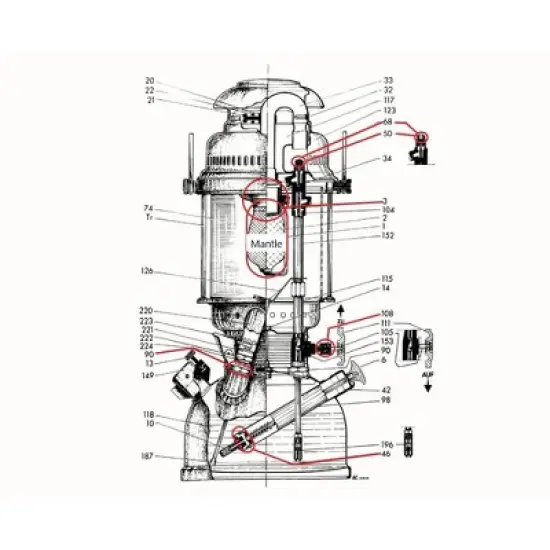 Petromax Manometer for HK150/HK250/HK350/HK500 Home or Camping Pressure Lanterns, Spare Part for Petromax Lamps image {3}