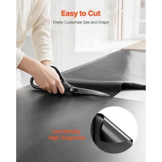 VEVOR Plastic Sheeting Heavy Duty 10' x 100', 6 Mil Thick Plastic Sheeting Roll, Plastic Drop Cloth Painters Tarp, Polyethylene Covering image {6}