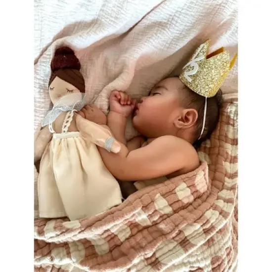 Crane Baby Cotton Muslin Jacquard Baby Reversible Blanket image {4}