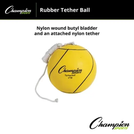 Champion Sports Tether Ball, Optic Yellow image {2}