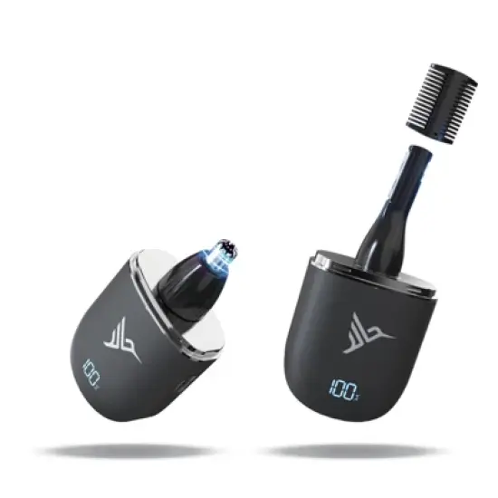 HUMMINGBIRD MK12 QuickSwap Replacement Nose & Ear Rotary Trimmer Head, Precision Trimmer, Eyebrow Guide Comb, Genuine Replacement Blade Head Refills image {3}