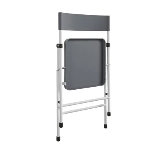 Cosco 3pc Kids' Activity Set with Folding Chairs Gray/White image {2}