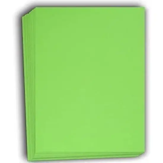 Hamilco Colored Cardstock Scrapbook Paper 8.5" x 11" Green Apple Color Card Stock Paper 50 Pack image {7}