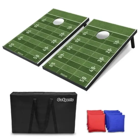 GoSports Classic Cornhole Set  Includes 8 Bean Bags, Travel Case and Game Rules (Choice of style) image {2}