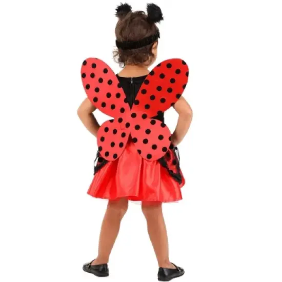 HalloweenCostumes.com Toddler Girl Little Ladybug Halloween Costume | Toddler Costumes for Dress-up Fun image {2}