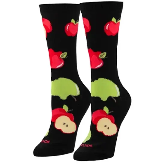 Cool Socks, Cute Fun Fruit Print Novelty Crew Socks for Women image {5}