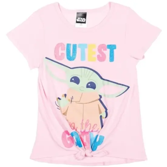 Star Wars The Child Girls T-Shirts Leggings and Shorts 4 Piece Outfit Set Little Kid to Big Kid image {5}