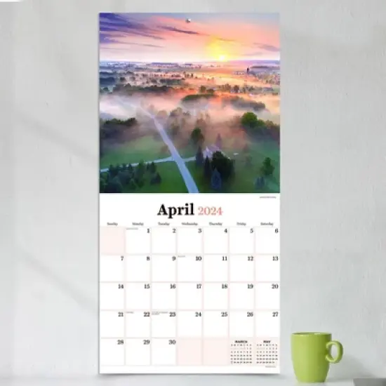 TF Publishing 2024 Wall Calendar 12"x12" Wisconsin image {2}