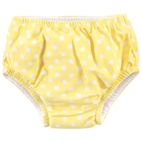 Hudson Baby Infant and Toddler Girl Swim Diapers, Pink Lemons image {3}