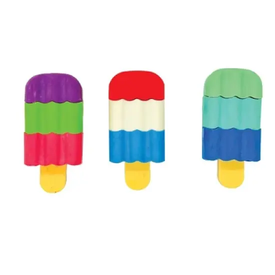 Geddes Scented 3D Ice Cream Bar Erasers - 48 per bag image {6}