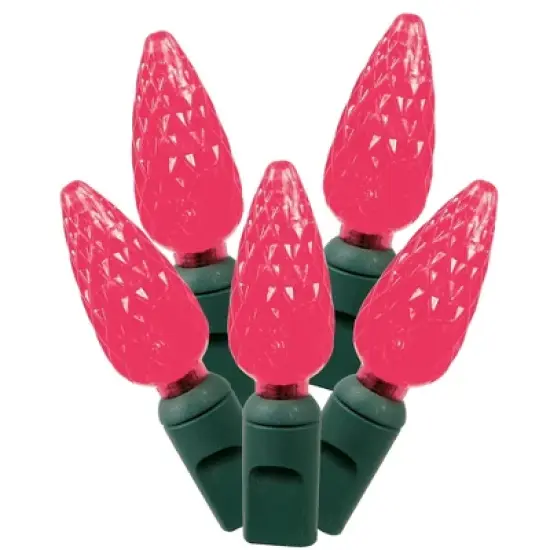 Vickerman Single Mold C6 LED Christmas Light Set image {5}