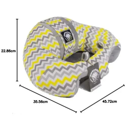The Original Hugaboo HUG4239 Infant Sitting Chair, Yellow Chevron image {5}