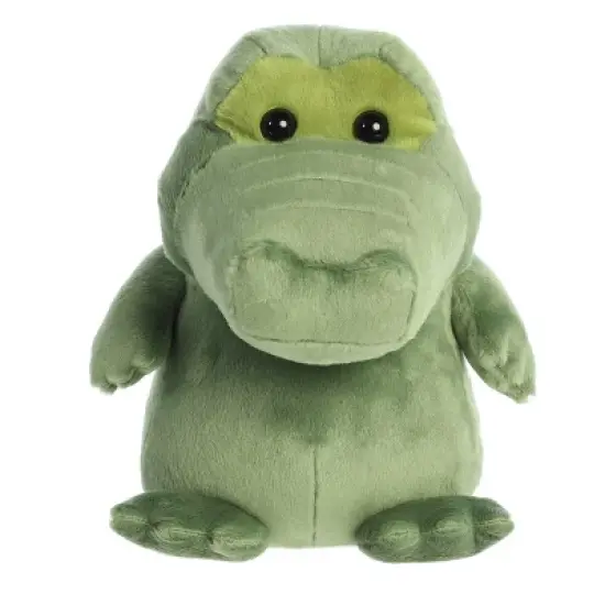 Aurora Large Happy Alligator Happy Hippo and Friends Whimsical Stuffed Animal Green 13" image {1}