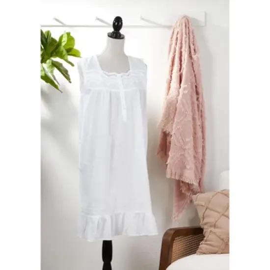 Saro Lifestyle Embroidered Design Nightgown image {3}