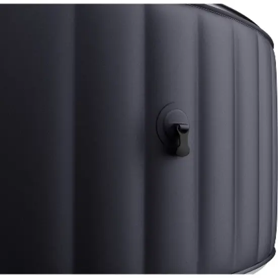 MSpa Aurora Round Bubble Spa with Thermal Cover 245 Gal 138 Electric 110 Volt AC Inflatable Hot Tub image {3}