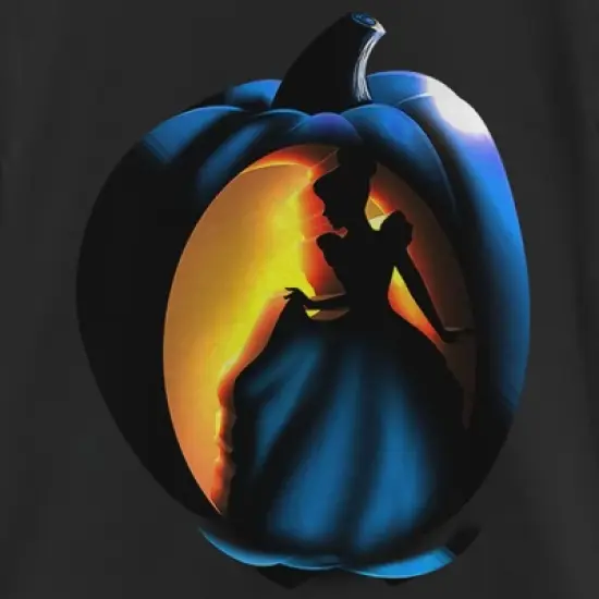 Girl's Cinderella Halloween Pumpkin T-Shirt image {1}