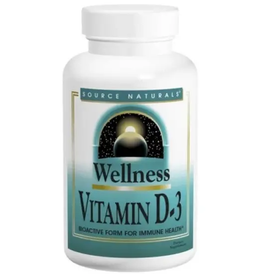Wellness Vitamin D-3 2000 IU by Source Naturals, Inc.  -  100 Softgel image {1}