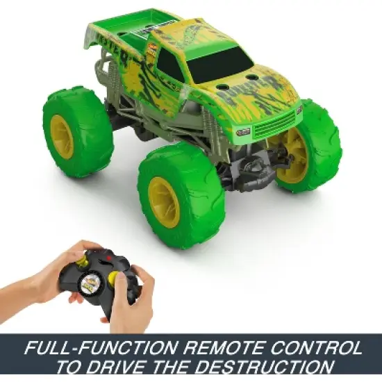Hot Wheels RC Glow-In-The-Dark Gunkster - 1:15 Scale image {3}