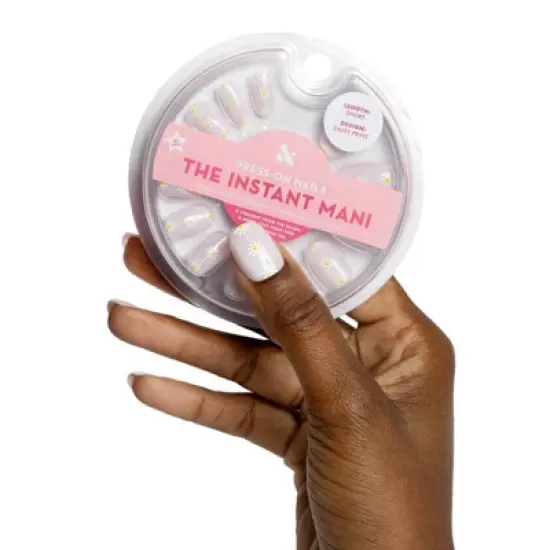 Olive & June Press-On Fake Nails - S Round - Daisy Chain image {2}