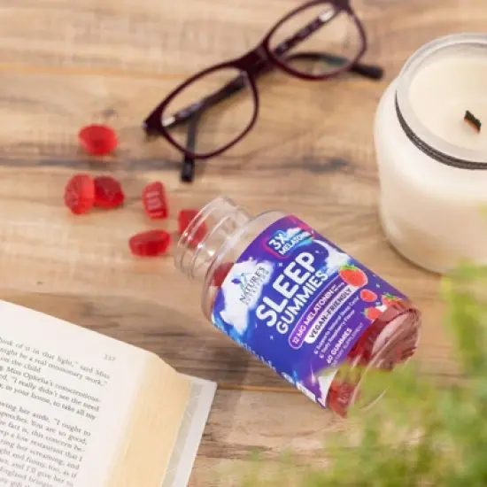 Sleep Gummies with Melatonin Sleep Gummy - 12 mg Melatonin, Natural Melatonin Gummy, Occasional Sleep Support - 60 Gummies By Nature's Nutrition image {8}