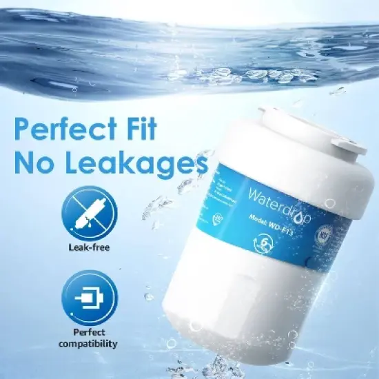 Waterdrop 6pk WD-F13 Replacement for GE MWF Refrigerator Water Filter image {5}