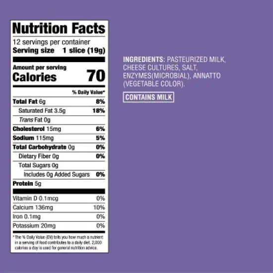 Colby Jack Deli Sliced Cheese - 8oz/12 slices - Good & Gather&trade; image {3}