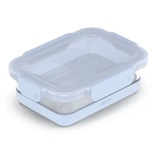 Ello 10pc Glass Meal Prep Food Storage Container Set Blue image {2}