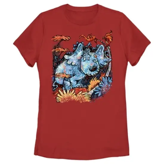 Women's Dr. Seuss Horton Painting T-Shirt image {3}