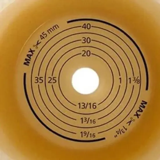 SenSura Click Ostomy Barrier with Adhesive - Trim To Fit, Standard Wear, 5 mm Flange, 5 Count image {2}