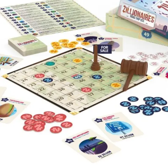 Big Potato Zillionaires Road Trip USA Board Game image {2}