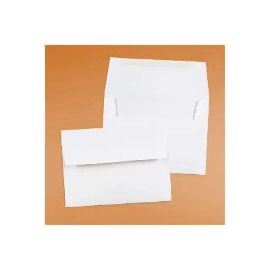 JAM Paper A2 Invitation Envelopes 4.375 x 5.75 White 25/Pack (MOOP6250LD) image {3}